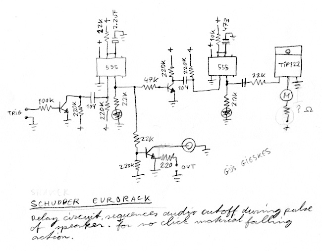 eurorack schudder schematic